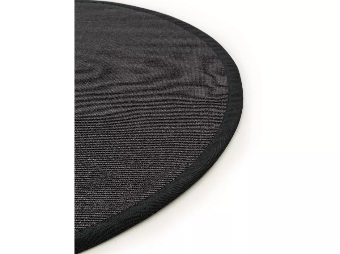 Tapis sisal Sana Noir ø 150 cm rond