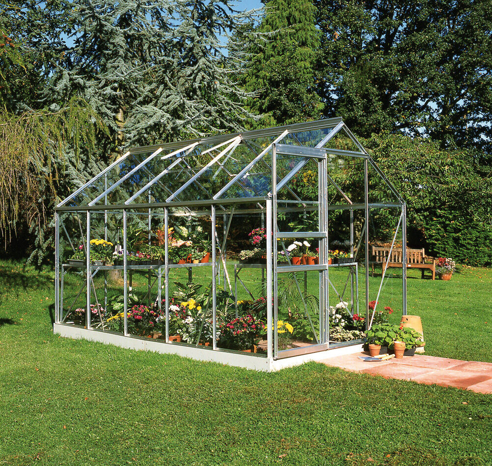 Halls Popular 106 - Tuinkas - Zilver - 195x193x319 cm - Tuindersglas