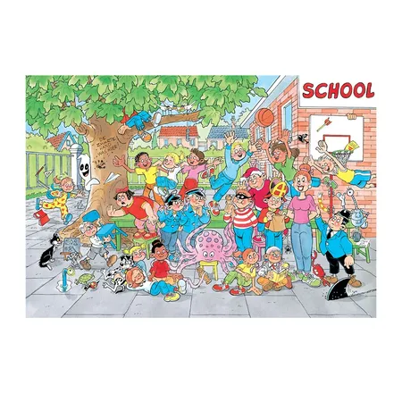Jumbo Spiele Puzzle - Jan van Haasteren Junior: Das Klassenfoto, 360 Teile