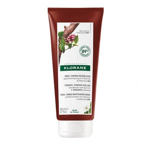 Klorane Quinina Condicionador antiqueda cabelo desvitalizado 200ml