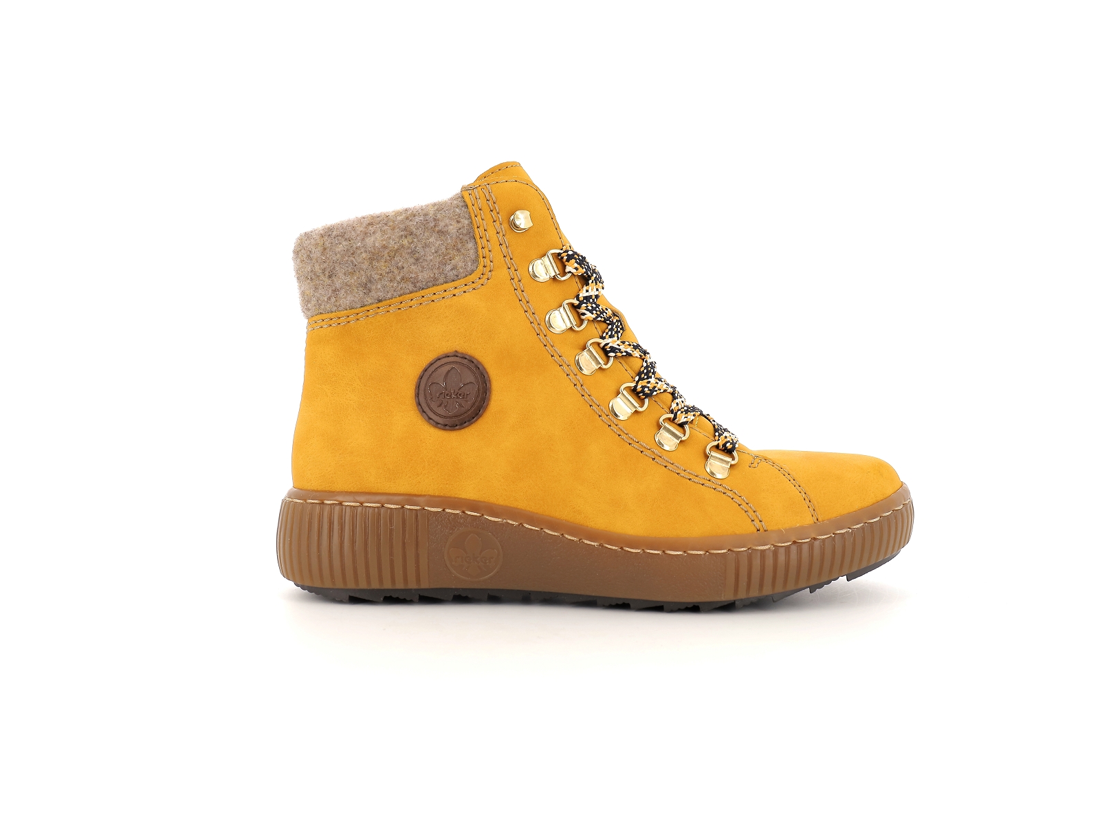 Rieker-Z6633 Synthétique Jaune