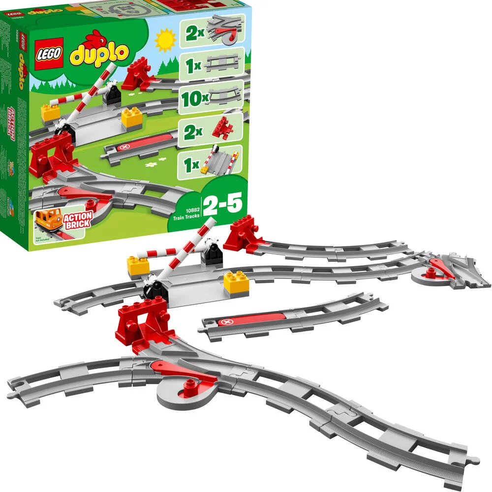 LEGO®DUPLO 10882 - LES RAILS DU TRAIN