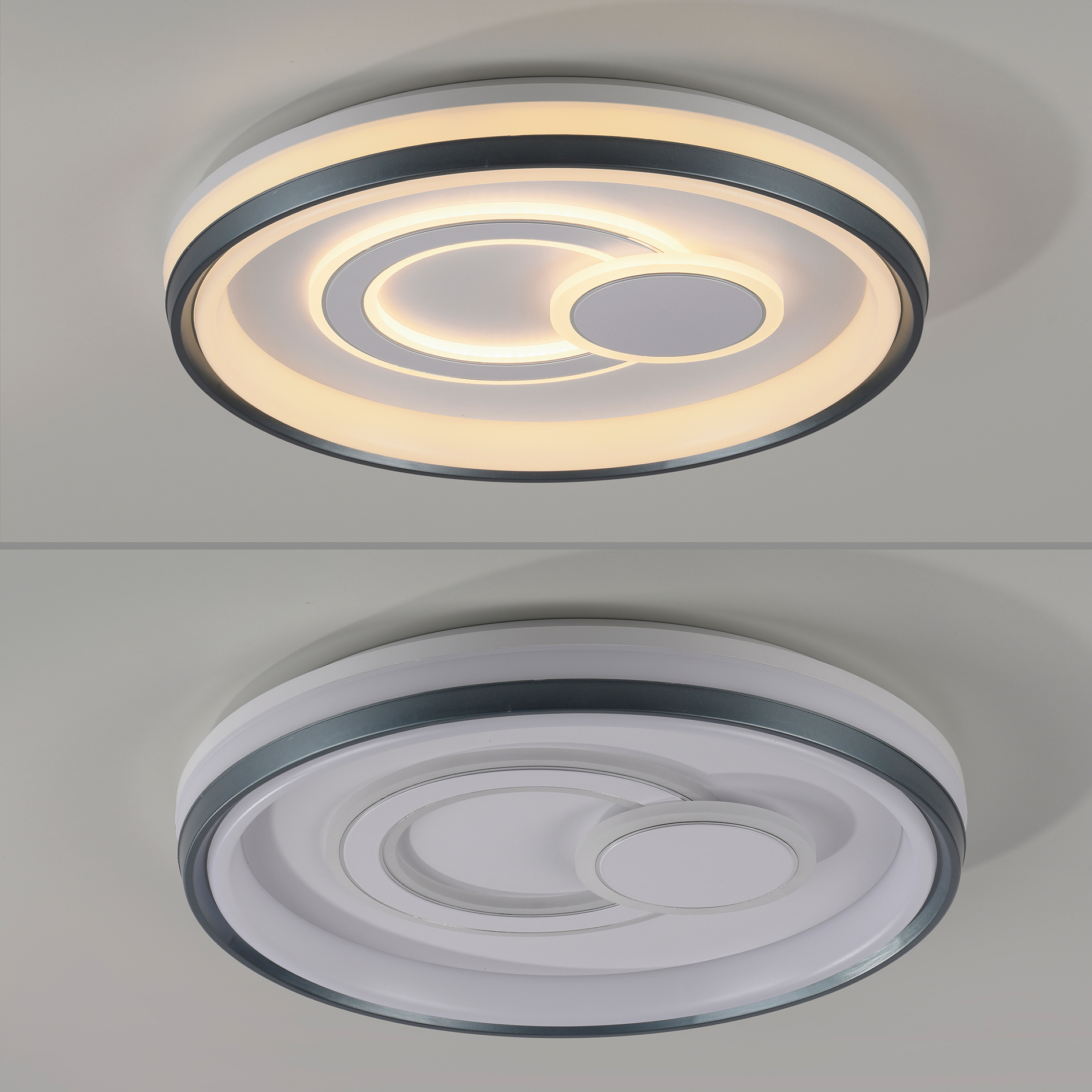 LED-Deckenleuchte - weiß - dimmbar - Ø 50 cm