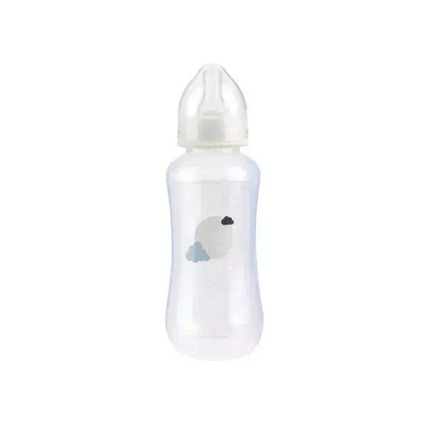 Mamadeira cinza de 300ml