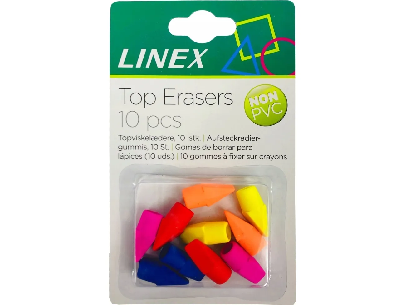Topviskelæder Linex 8109 ass. farver - (10 stk.)