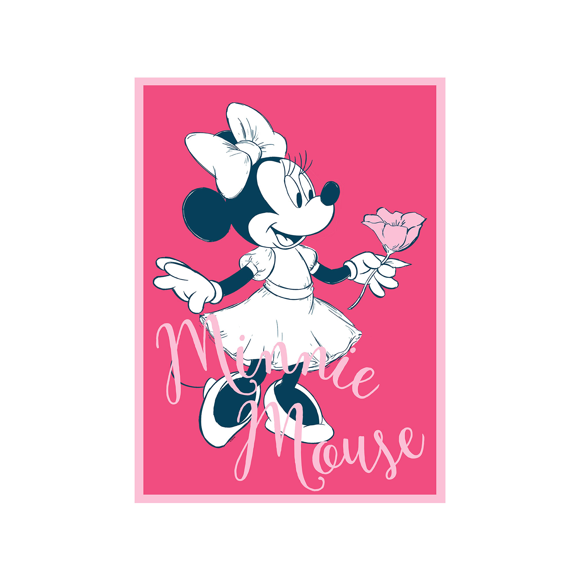 Wandbild MINNIE MOUSE GIRLIE - 50x70 cm