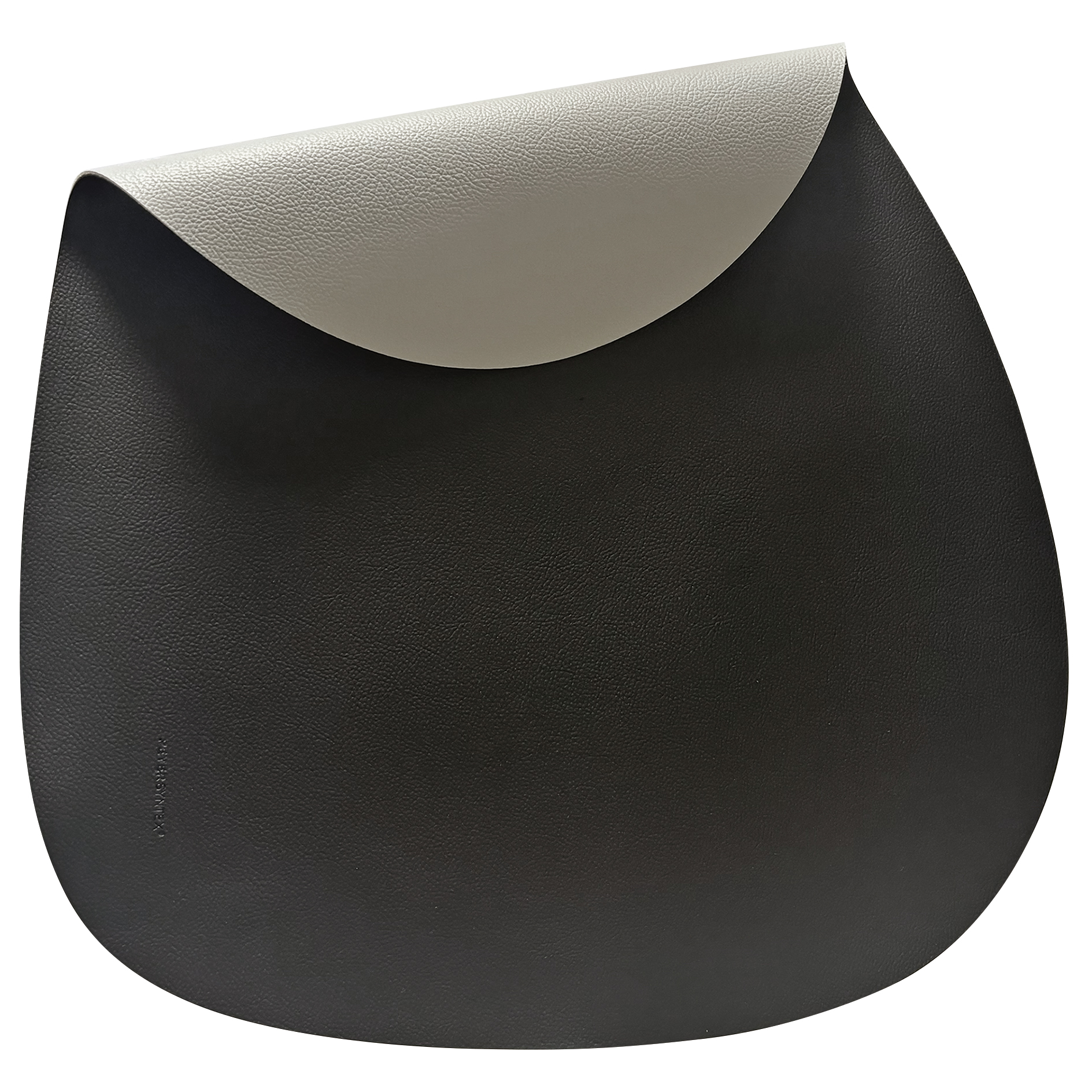 Tischset - schwarz-silber - wendbar