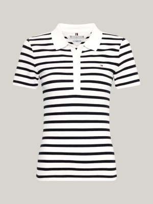 Polo listrada slim fit da coleção 1985