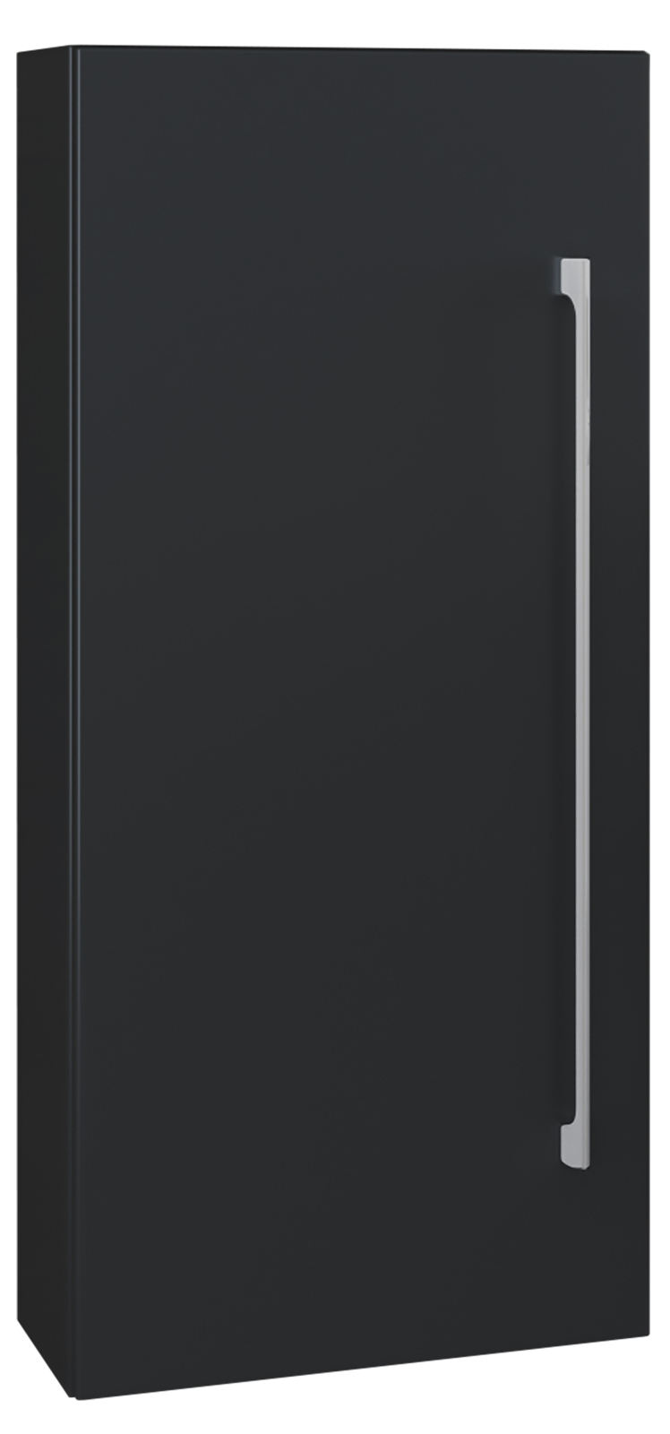 Midischrank BADINOS - schwarz - 75 cm hoch
