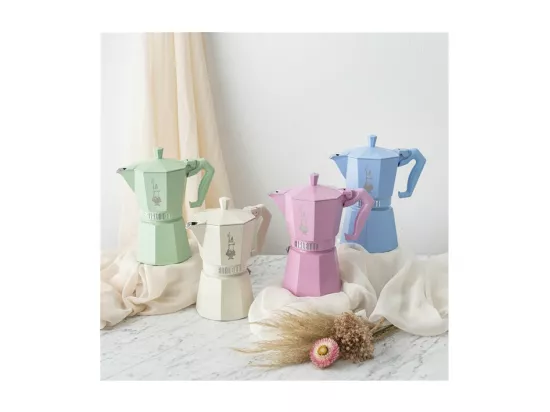 Cafetière Moka Exclusive 3T Crème Bialetti - Collection Vintage Italienne