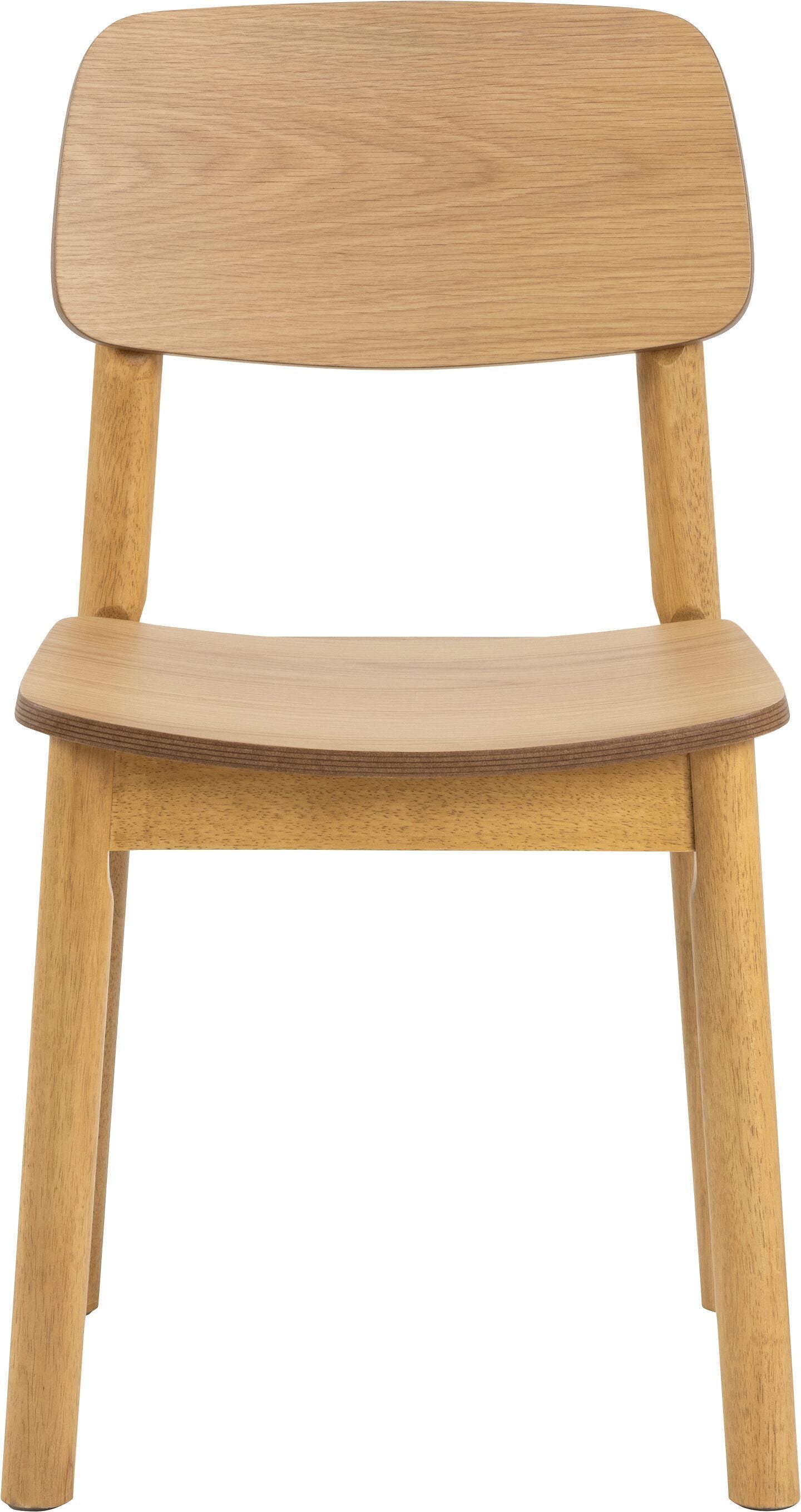 MARA Stuhl - Eiche furniert / B: 44.0 cm x T: 47.5 cm x H: 80.0 cm