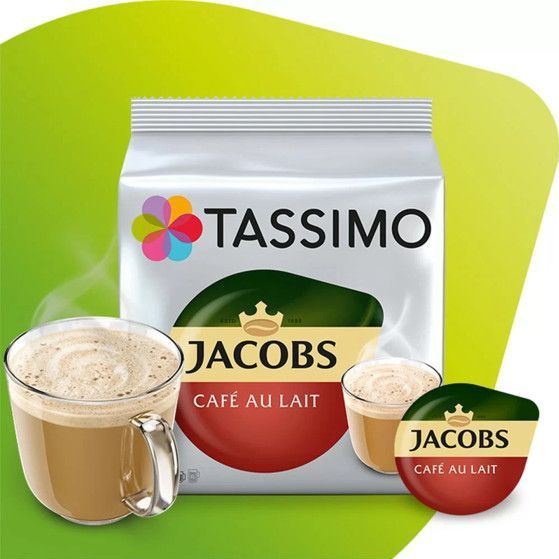 Jacobs - Café au Lait - 16 Capsules - Koffiecups