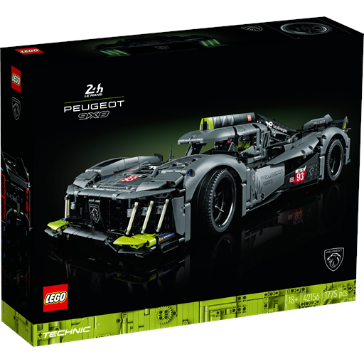 LEGO Technic Peugeot 9x8 24H Le Mans Hybrid Hypercar - 42156