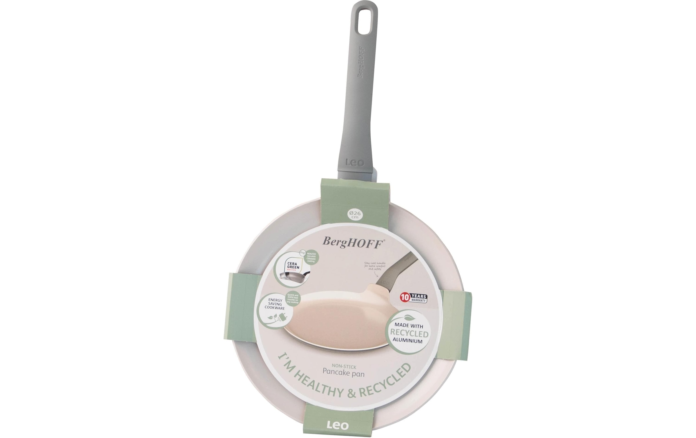 BergHOFF Crêpepfanne »Leo Balance Moonmist 26 cm« Aluminium