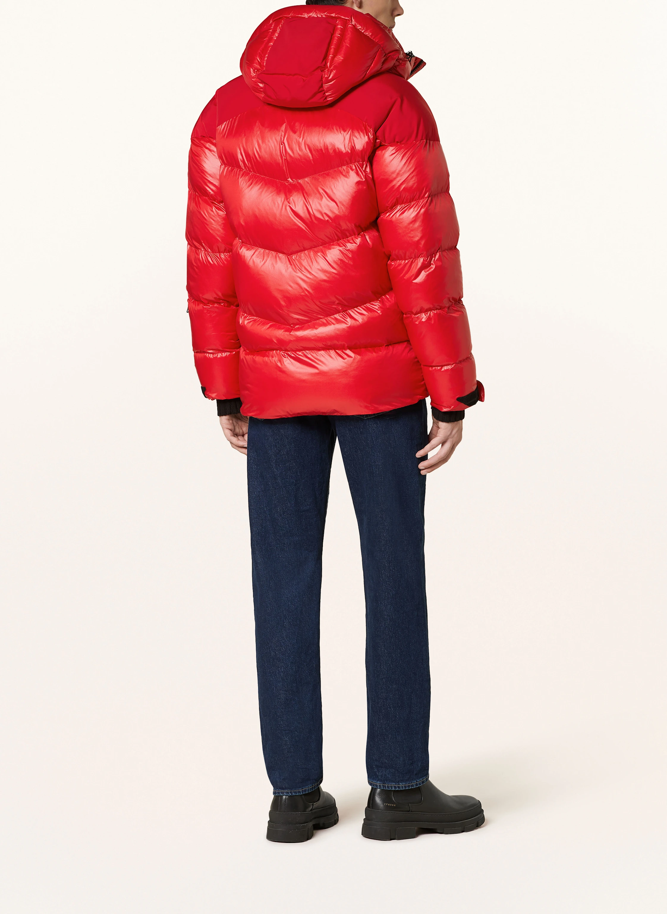 Blauer Steppjacke mit DUPONT™ SORONA®-Isolierung