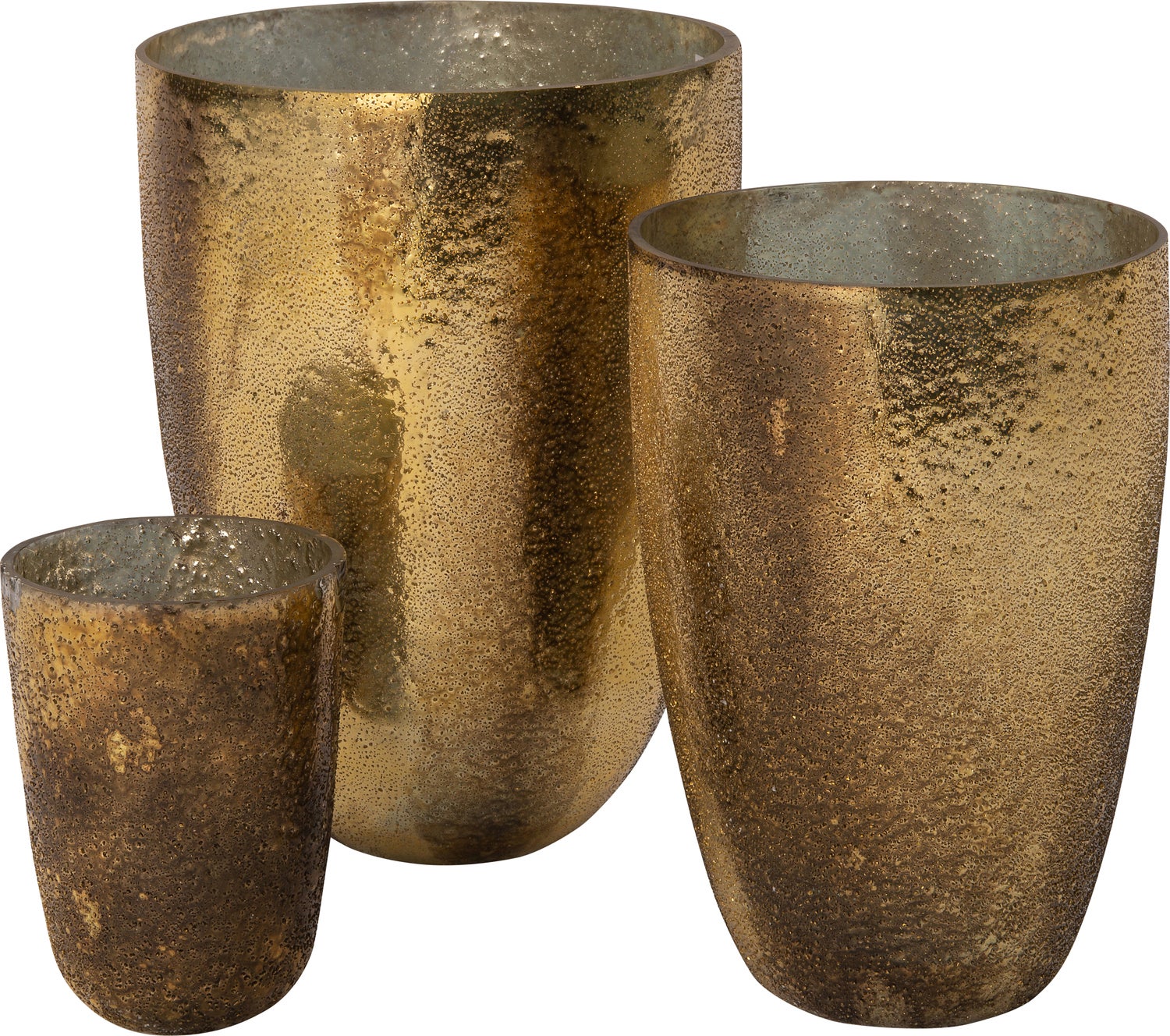 Intratuin waxinelichthouder Lev goud D 9 H 12 cm