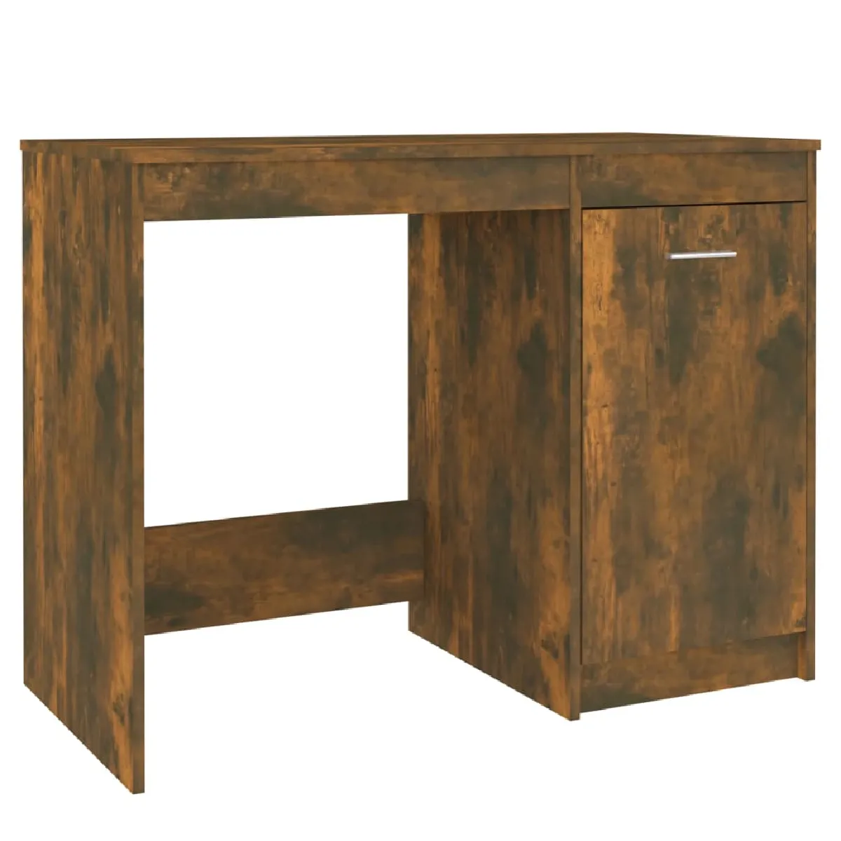 vidaXL Bureau chêne fumé