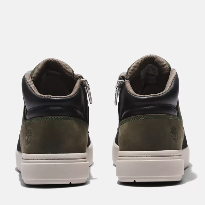 Bota de caminhada infantil Junior Seneca Bay na cor verde-escura.