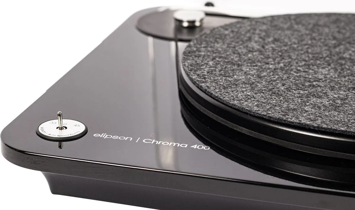 Elipson Chroma 400 Noir laqué Platines vinyle hi-fi