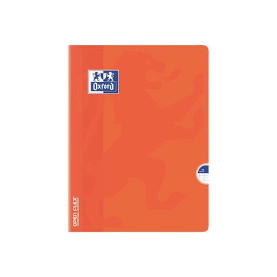 Oxford Openflex - Cahier polypro 24 x 32 cm - 96 pages - grands carreaux (seyès) - disponible dans différentes couleurs