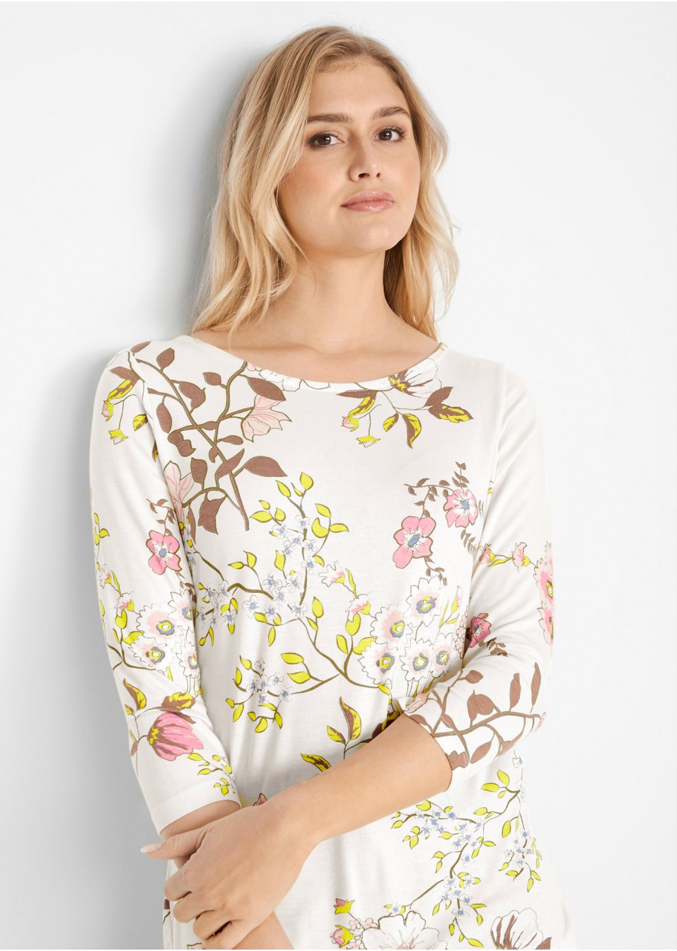 T-shirt à imprimé floral