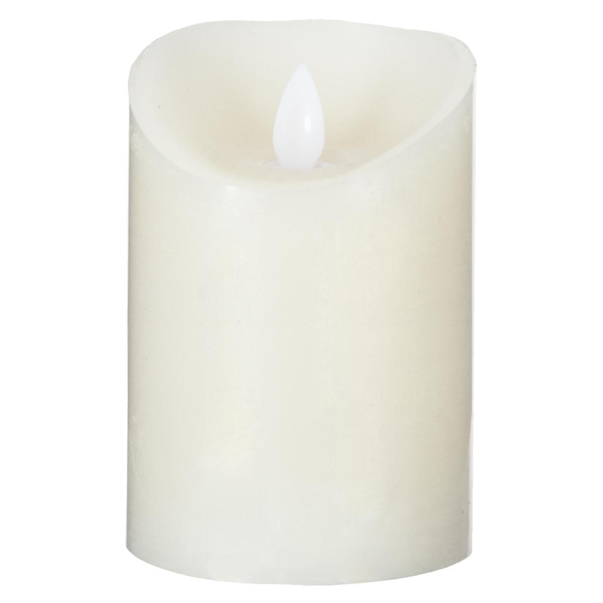 BOUGIE LED BLANC CASSE 370G