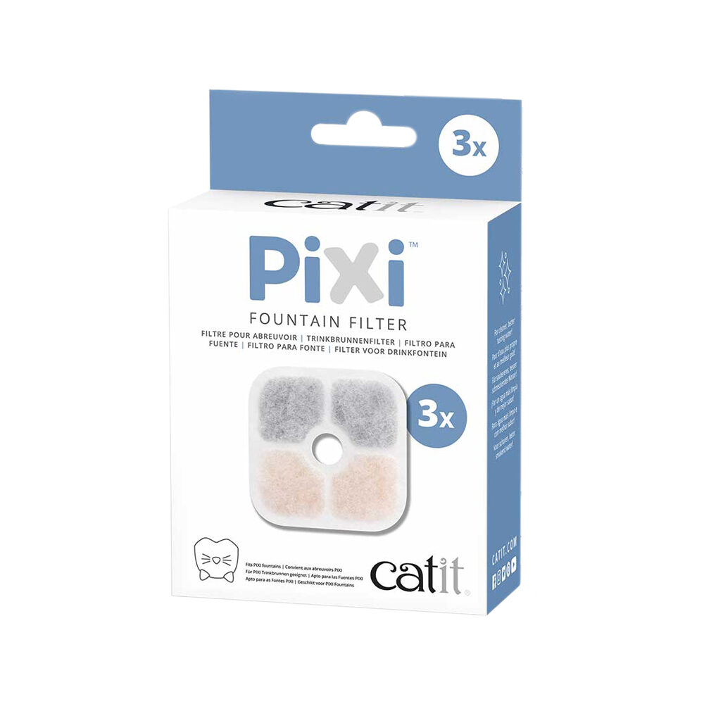 Catit PIXI Drinkfontein Filter - 3 stuks