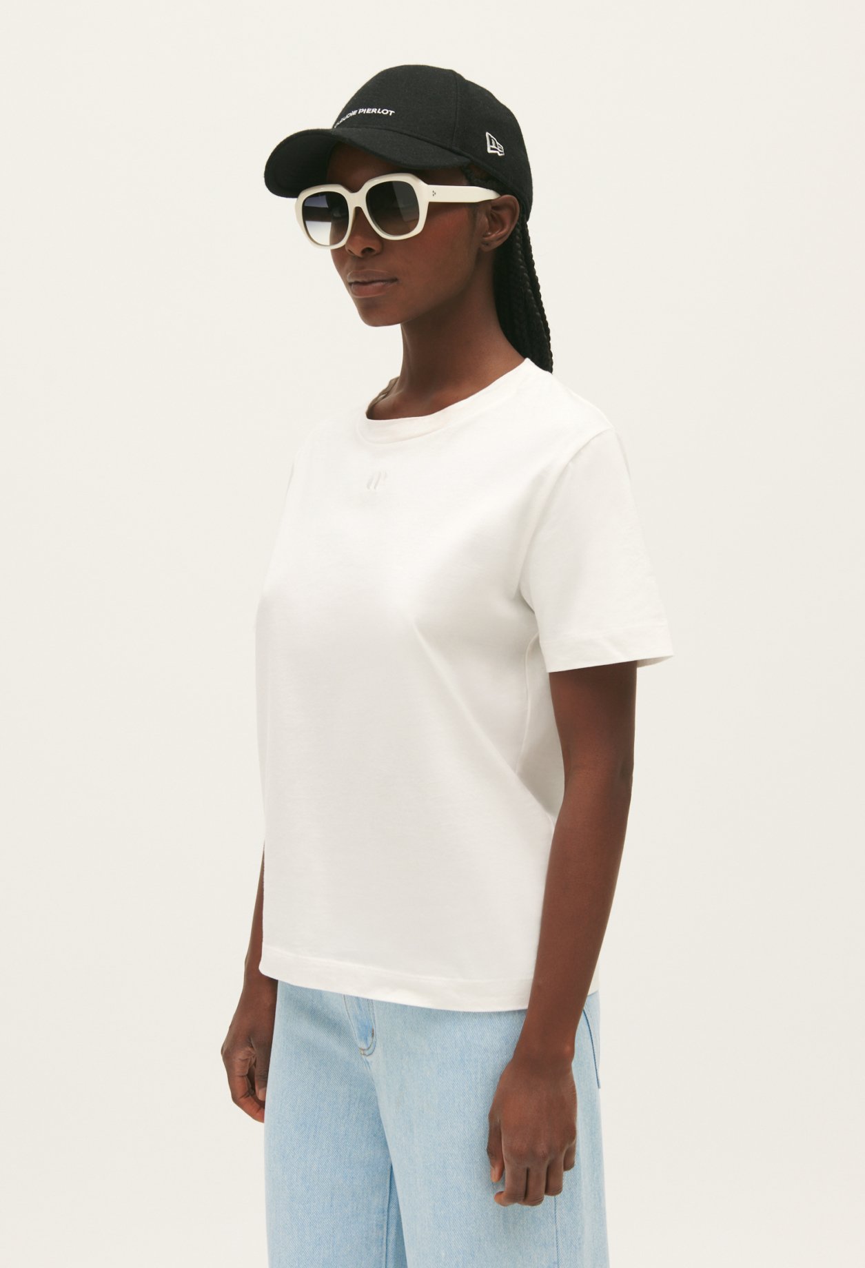 Tee-shirt coton ecru