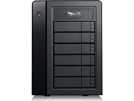 Promise Pegasus32 R6 - Harddisk-array - 24 TB - 6 bays (SATA-600) - HDD 4 TB x 6 - Thunderbolt 3, USB 3.2 Gen 2 (ekstern)