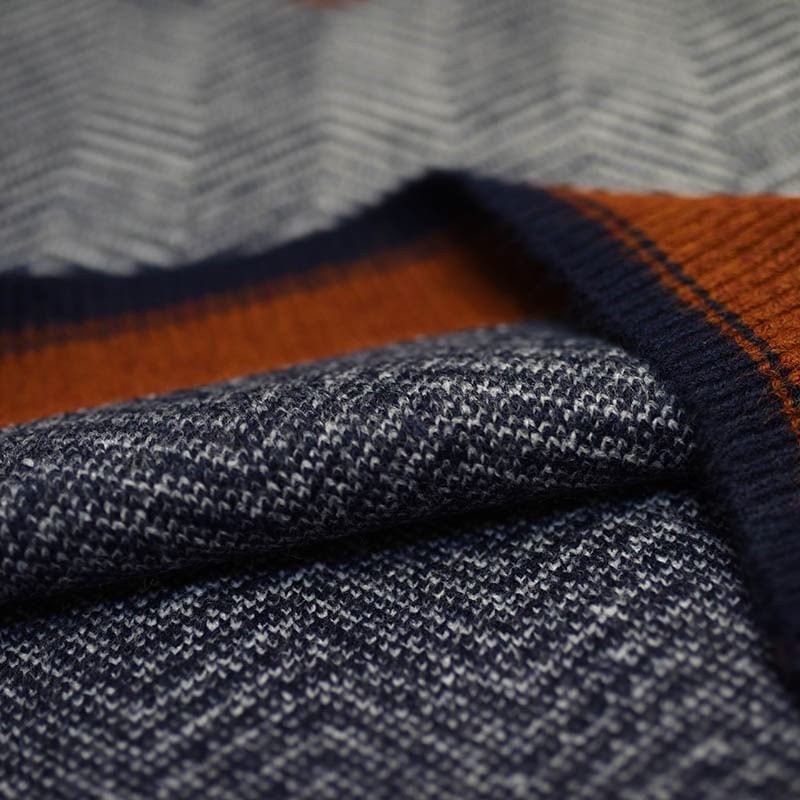Astromeria - V-hals Zig Zag Trui Vest