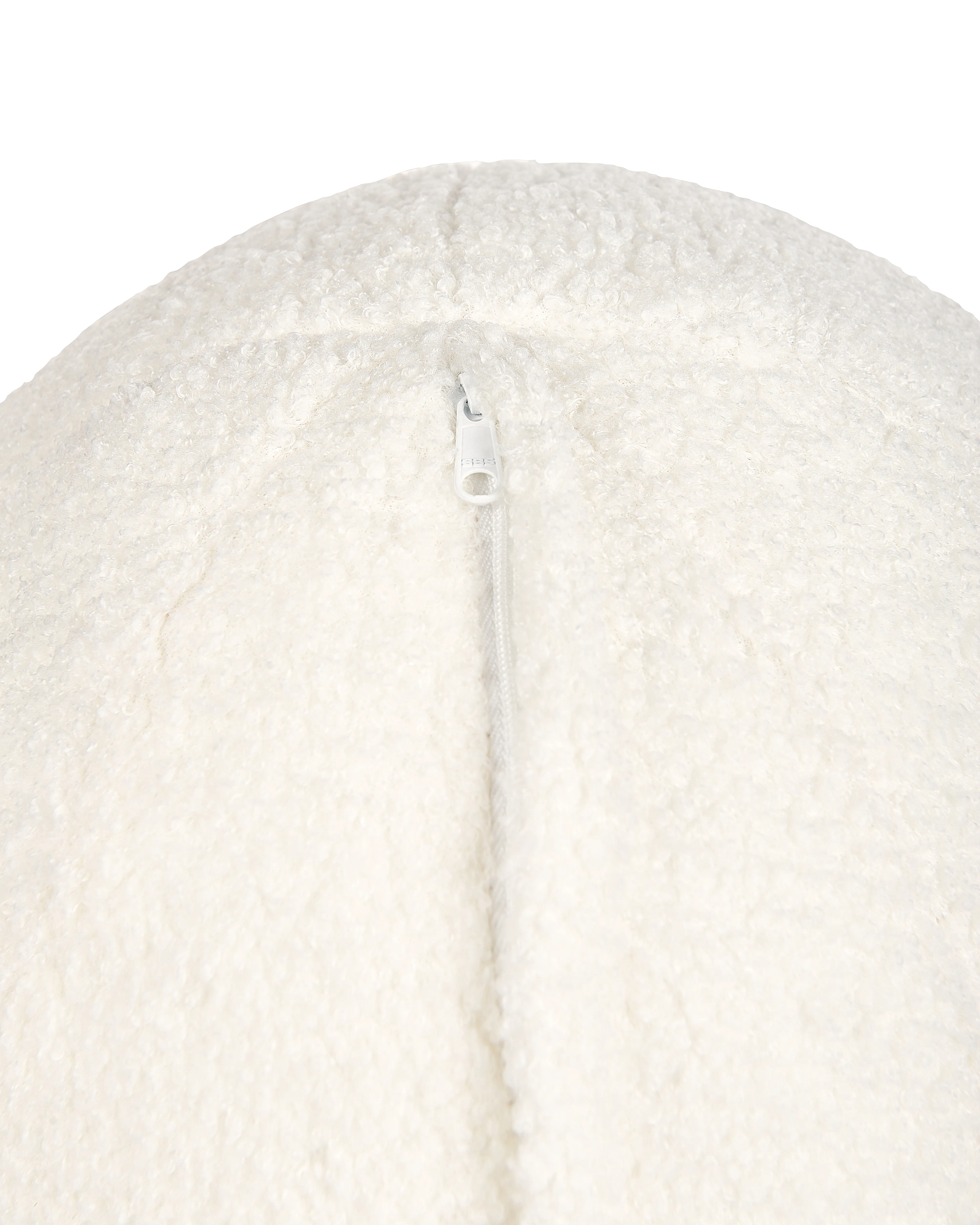 Fauteuil LEIREN Bouclé Wit