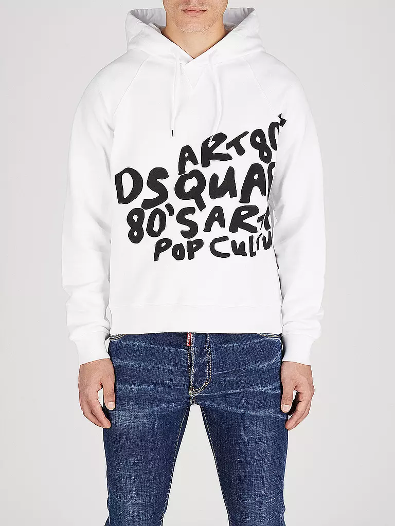 DSQUARED2 Kapuzensweater - Hoodie weiss