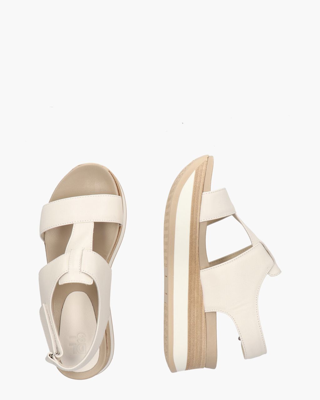 DLSport 5701 Off-White Damessandalen