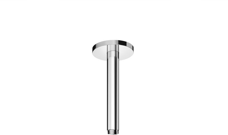 Plafondbuis Hotbath Cobber Rond 15 cm Zwart Chroom