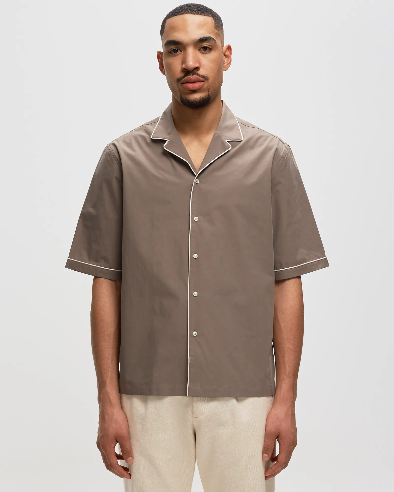 Officine Générale EREN SHORTSLEEVE SHIRT PIP ITL PCE DYE CO POP