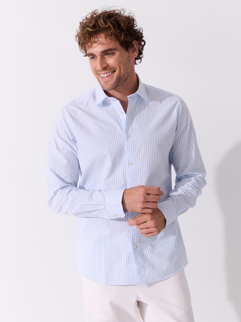 Federico skjorte Powder Blue
