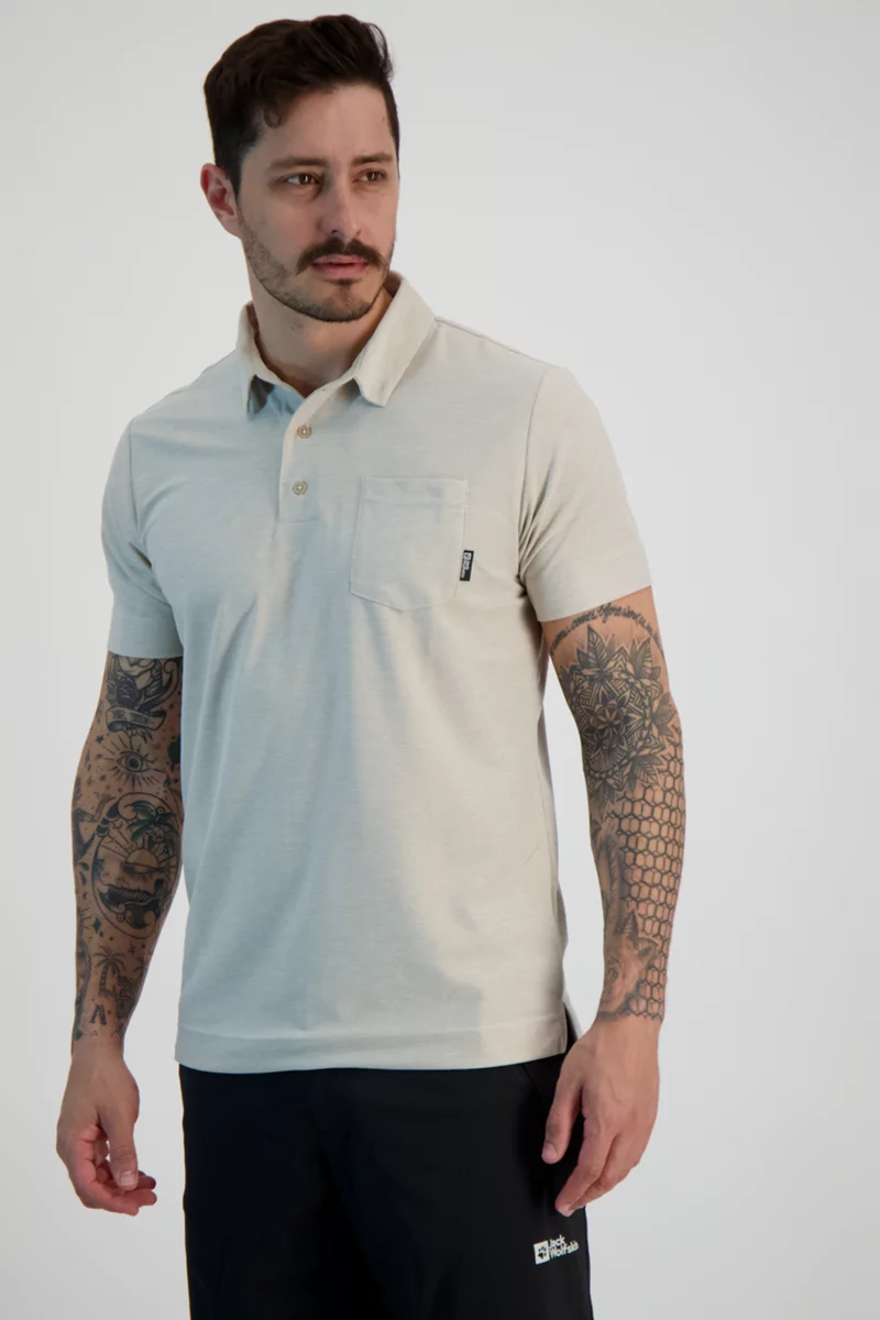 Jack Wolfskin Terral Herren Poloshort