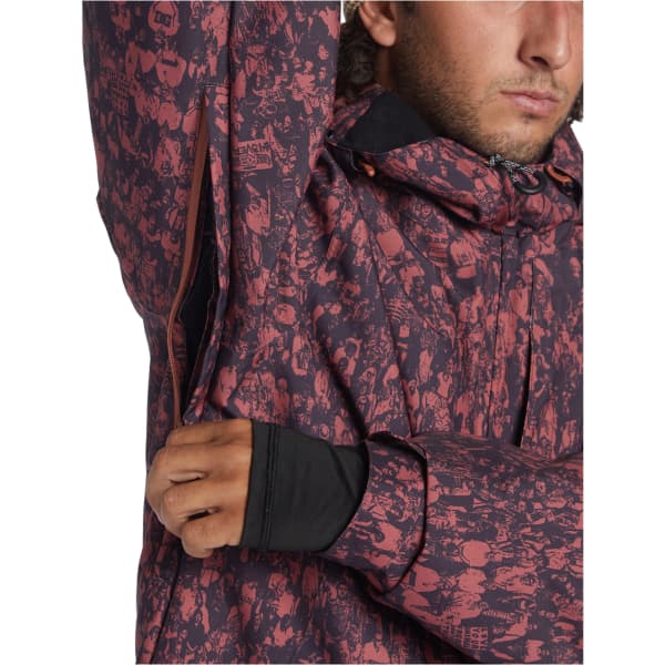 Veste snowboard DC SHOES BASIS PRINT JKT CHAIR ONE CEDAR WOOD