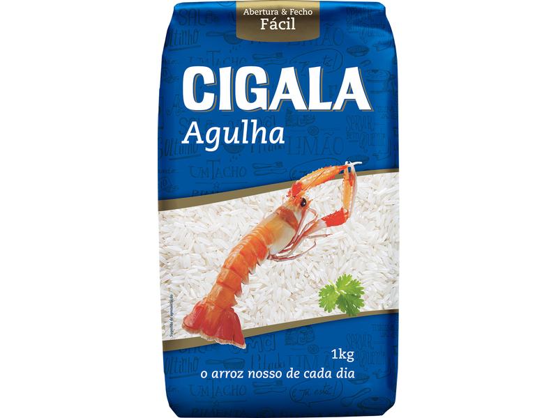 Cigala Agulha Langkorn Reis 1 kg Portugiesischer Langkornreis