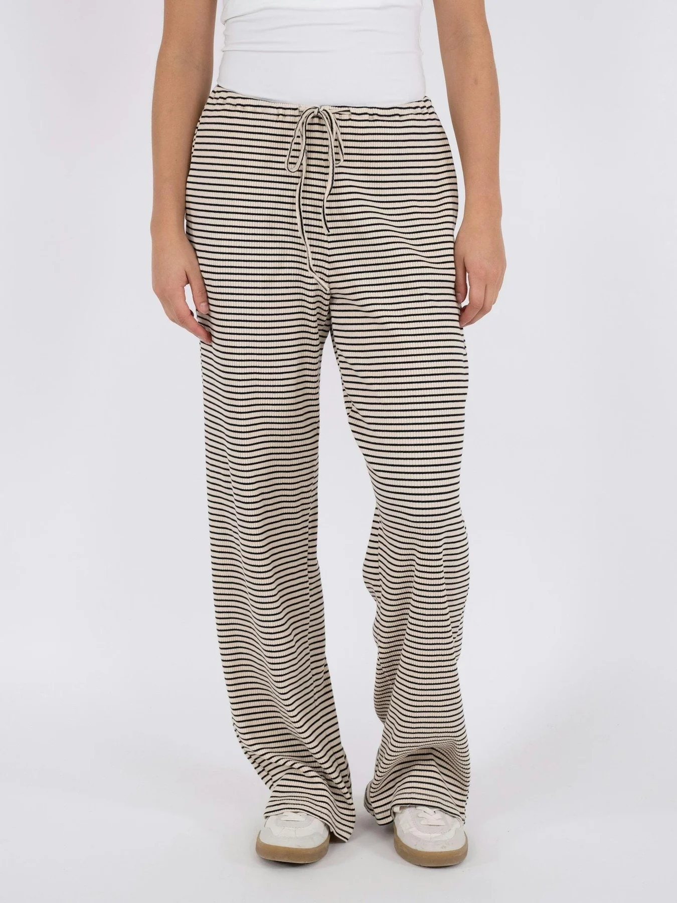 Neo Noir Geri Stripe Pants 213 sand