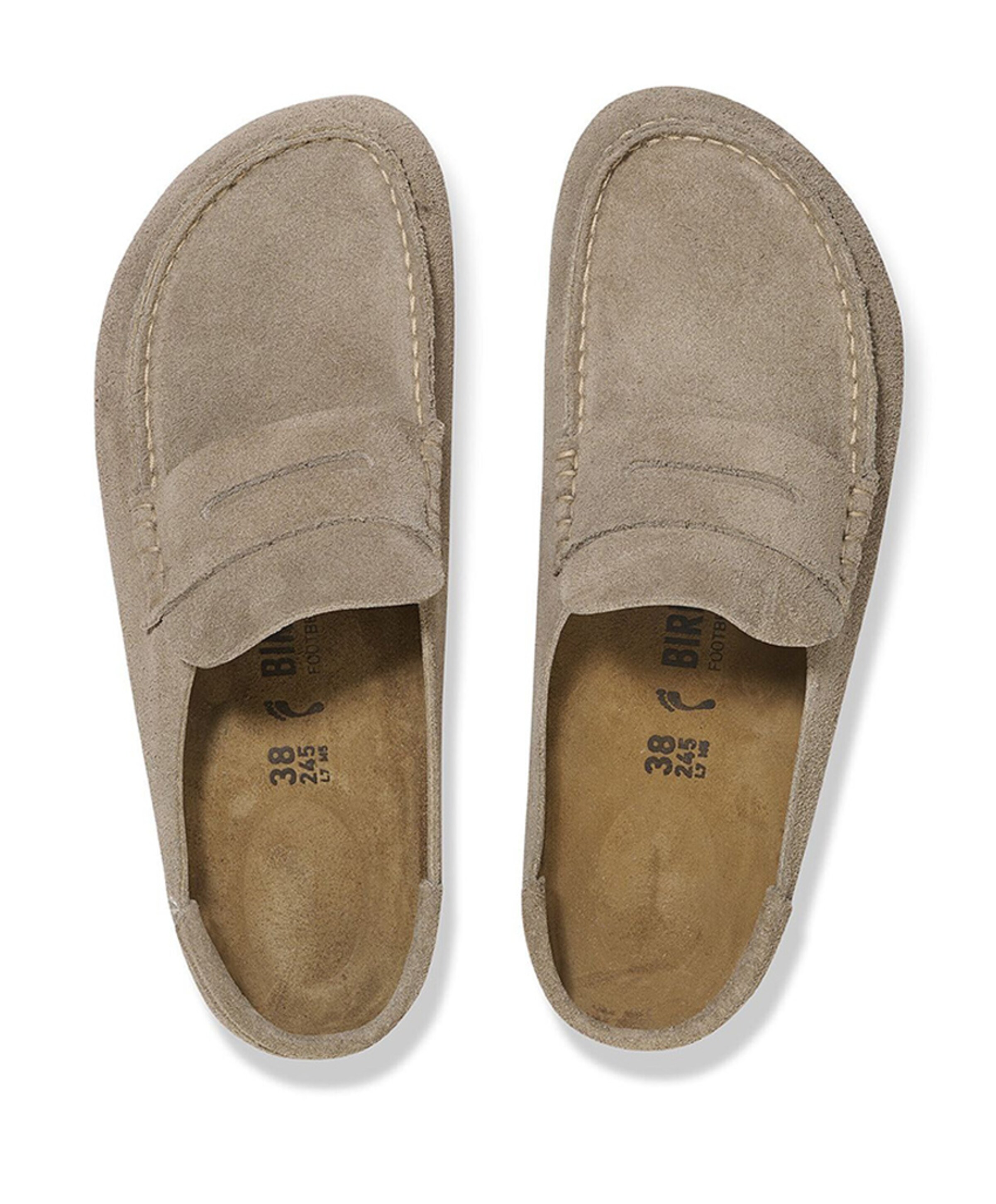 Birkenstock Naples Wrapped dames clogs beige