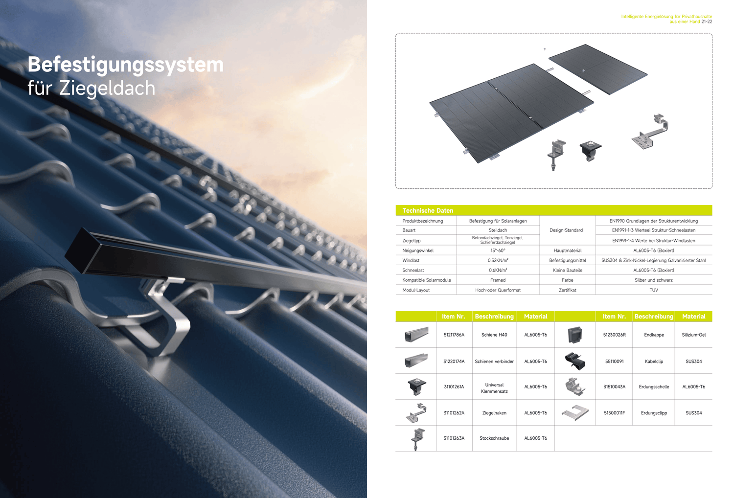 Slenergy Fotovoltaïsch Compleet Systeem - 14,45 kWp / 34 Modules / 7,68 kWh Opslag / Onderbouw / Complete Kabelset