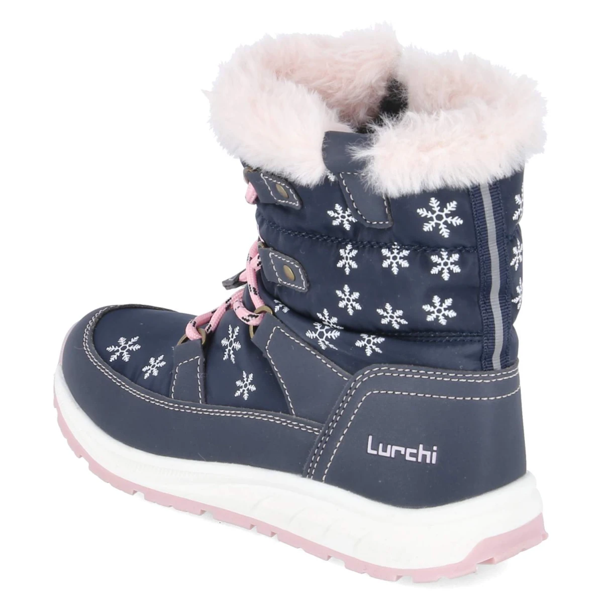 LurchiWinterstiefeletten ALBY TEX - navy-rose