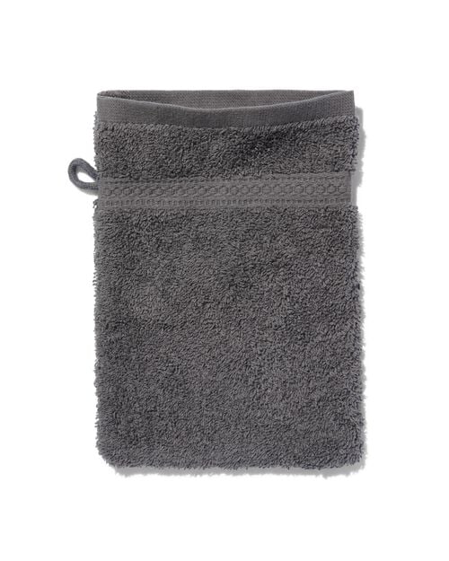 gant de toilette de qualité supérieure 16 x 21 - gris foncé