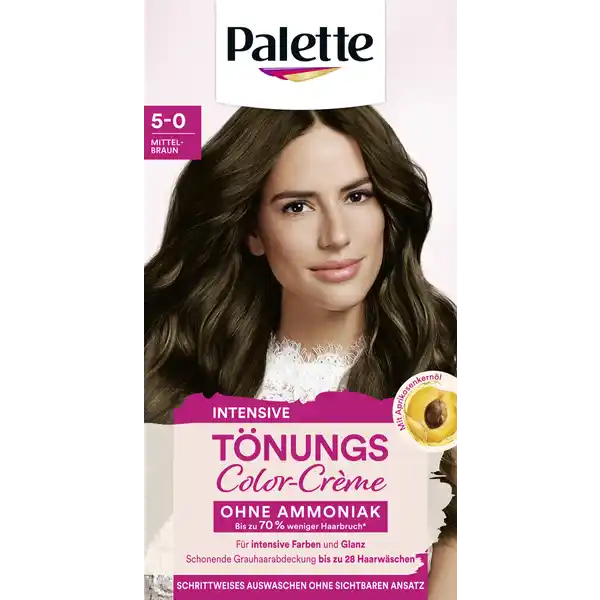Intensive Tönungs Color-Crème 5-0 Mittelbraun