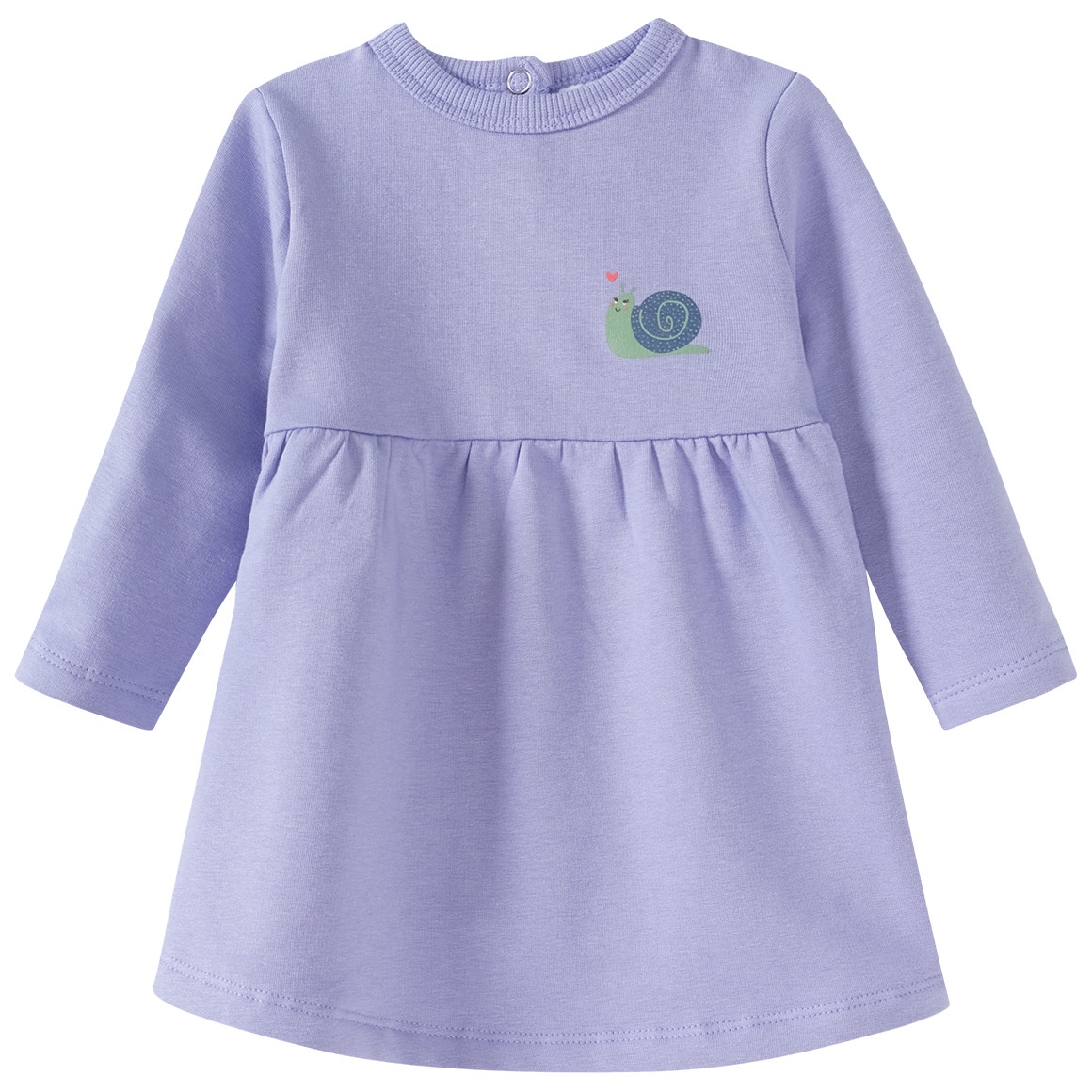 Topomini Newborn Sweatkleid und Leggings im Set helllila / creme