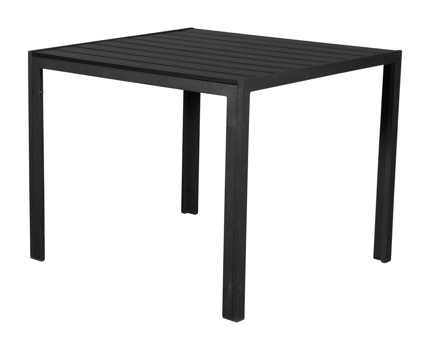 Noma tuintafel 90 x 90 cm, zwart en zwart. 90 x 90 x 75 cm