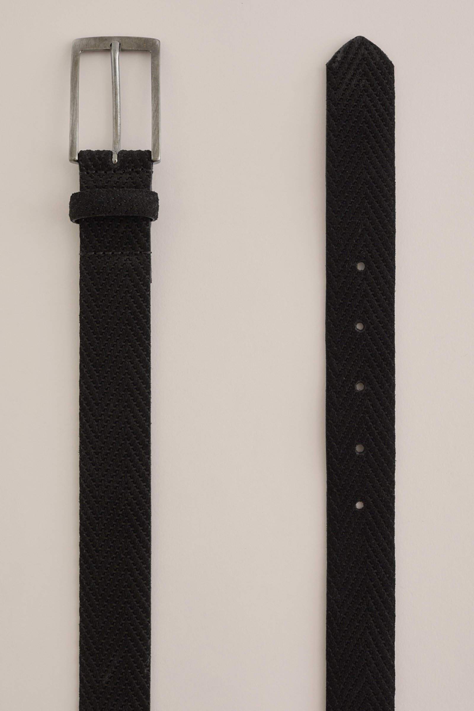 suède riem WE Fashion Zwart