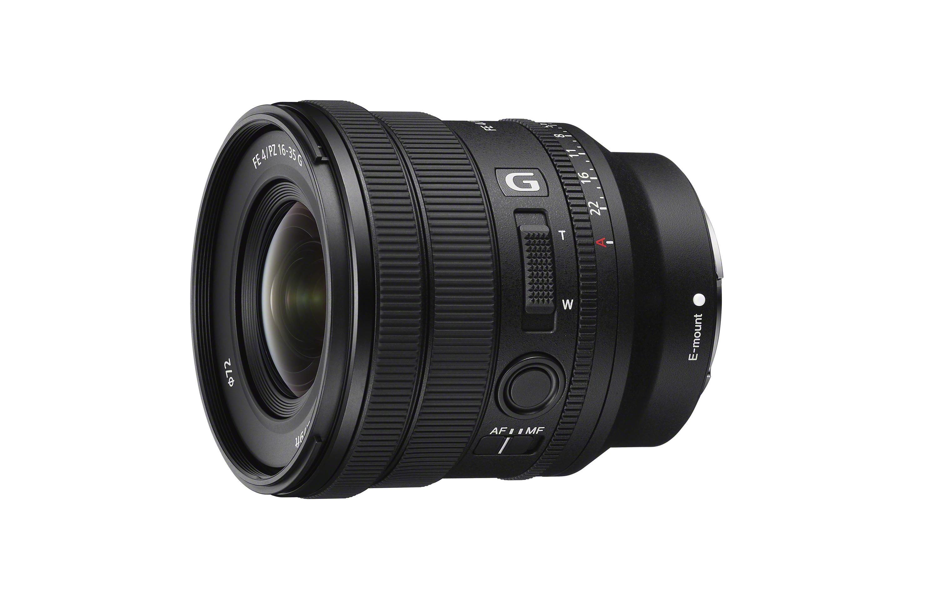 Zoomobjektiv FE PZ 16–35mm F4 G Sony E-Mount<br>Sony SELP1635G | Vollformat FE PZ 16 35 mm F4 G Premium G Serie Weitwinkel Power Zoom Objektiv