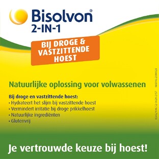 Bisolvon 2-in-1 Voor Volwassenen 180GR